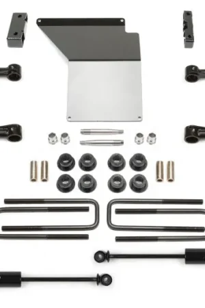 Latest Fabtech 14-18 GM K1500 w/OE Alum. UCA 4in Uniball UCA System w/Rear Stealth Shocks