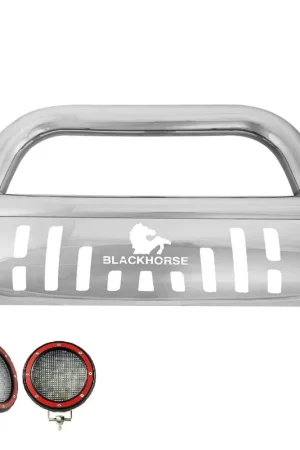 Black Horse Off Road Bull Bar Kit GDRD BBFO100-SP-PLFR Latest