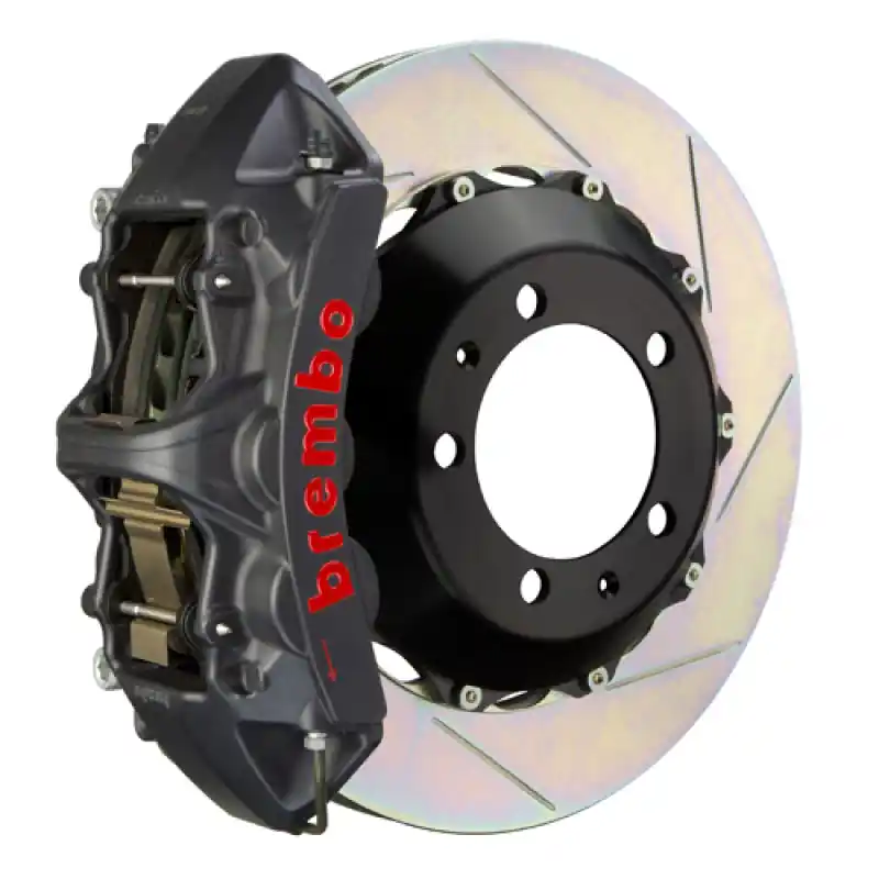 Don’t Miss Out Brembo 04-17 WRX STi Front GTS BBK 6 Piston Cast 355x32 2pc Rotor Slotted Type1-Black HA