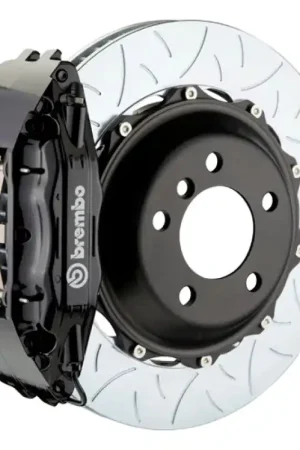 Limited Offer Brembo 08-13 128i/08-13 135i Front GT BBK 6 Piston Cast 355x32 2pc Rotor Slotted Type3-Black