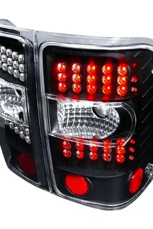 Budget Spec-D Chrome LED Tail Lights SPE LT-RAN01JMG2LED-KS