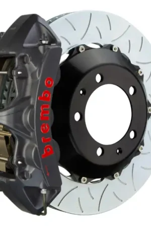 Brembo 15-21 GTI Front GTS BBK 6 Piston Cast 355x32 2pc Rotor Slotted Type3-Black HA In Demand