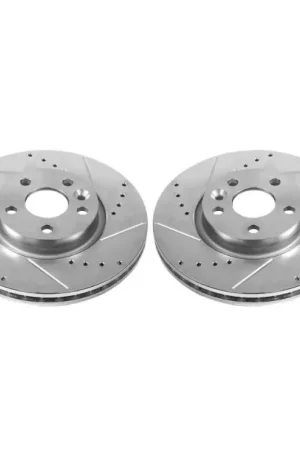 Order Now Power Stop 12-15 Land Rover Range Rover Evoque Front Evolution Drilled & Slotted Rotors - Pair