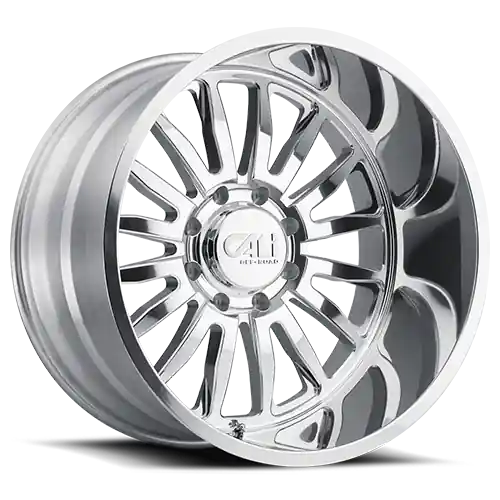 Same Day Shipping Cast Aluminum Wheels Summit 9110 PO 22x12 Milled Spokes Polished 8 On 180 Bolt Pattern -51 Offset Cali Offroad Wheels