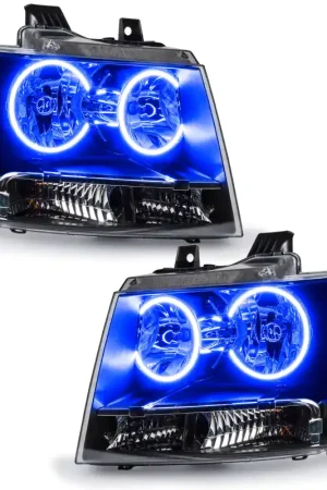 Oracle 07-13 Chevrolet Avalanche Pre-Assembled SMD Headlights - Blue Crafted