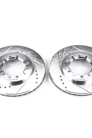 Power Stop 98-04 Nissan Frontier Front Evolution Drilled & Slotted Rotors - Pair Get Yours