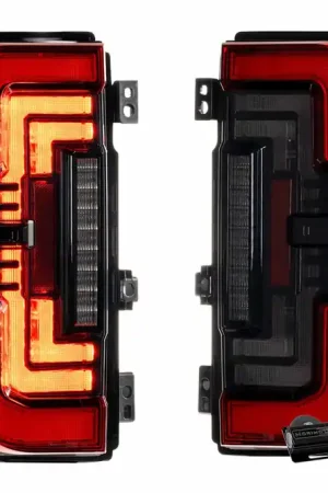 Morimoto XB LED Tail Lights: Ford Bronco (2021+) (Red / Set) HTMC LF751 Seasonal Sale