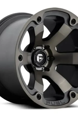 Professional Grade Fuel Offroad Wheels Beast D564 Matte Black Machined w/ Dark Tint 20x9 1mm Offset 8x165.1 (8x6.5)