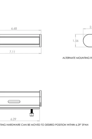 Big Sale RTL-M, 6" Light Bar, No Plate Light