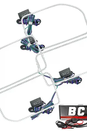 Big Sale Oracle Ford F250/350 11-16 Halo Kit (Square Ring Design) - ColorSHIFT w/ BC1 Controller