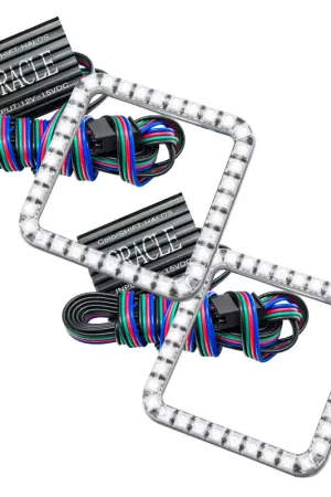 Oracle Ford Ranger 04-05 LED Fog Halo Kit - ColorSHIFT Cheap