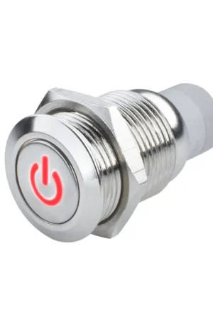 Oracle Pre-Wired Power Symbol Momentary Flush Mount LED Switch - Red Weekend Sale