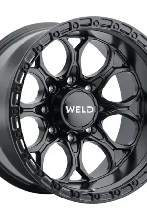Weld Off-Road 20x9 / BP 8x180 / ET 00 / BS 5.00 / Ledge 8 Wheels Satin Black / Black Ring 124.3 Premium