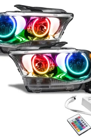 Next Day Delivery Oracle 11-13 Dodge Durango SMD HL Halogen - Chrome - ColorSHIFT w/ Simple Controller