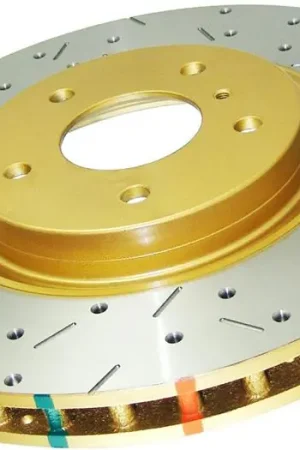 Direct From Factory DBA 02-06 WRX / 98-07 Impreza 2.5L RS Rear Drilled & Slotted 4000 Series Rotor