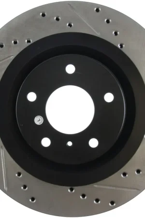 StopTech 06-07 350Z / 05-07 G35 exp Sport/ 06-07 G35X SportStop Slotted & Drilled Front Left Rotor Exclusive Offer