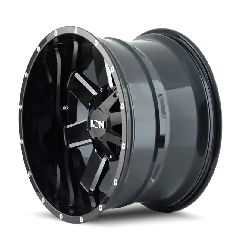 ION Type 141 18x9 / 6x135 BP / 18mm Offset / 106mm Hub Gloss Black Milled Wheel Buy Direct
