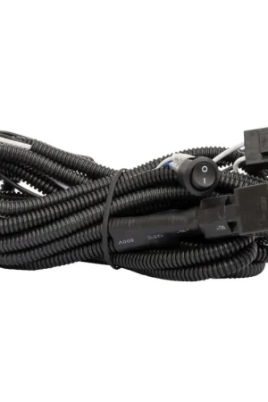 Must Have Westin 11ft Length 14 Ga Incl 15 Amp Fuse w/ Loom & Single Connector LED Wiring Harness - Black