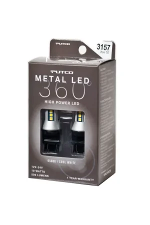Putco 3157 - White Metal 360 LED Time-Limited