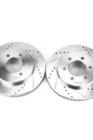 Hot Deal Power Stop 04-08 Ford F-150 Front Evolution Drilled & Slotted Rotors - Pair
