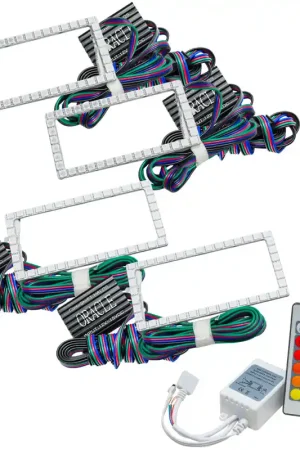 Grab Now Oracle Ford F-150 15-17 Projector Headlight Halo Kit - ColorSHIFT w/ Simple Controller