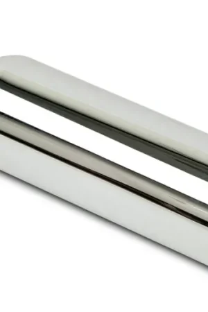 Trusted Brand Go Rhino Exhaust Tips Angle Cut w/Rolled Edge (Inlet 3-1/2in. / Length 14in. / Outlet 6in.) - Chrome