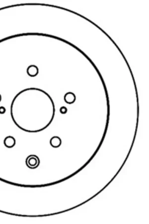 StopTech 14-16 Toyota Highlander Sport Drilled Rear Passenger Side Brake Rotor Instant Buy