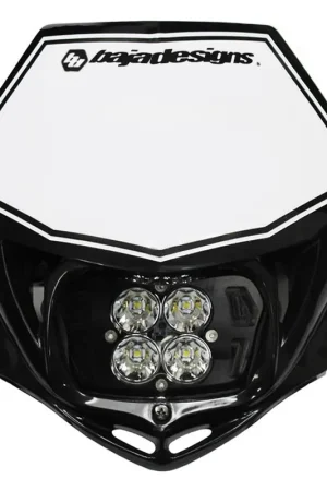 Price Cut Motorcycle Headlight A/C LED Race Light Black Squadron Pro Baja Designs
