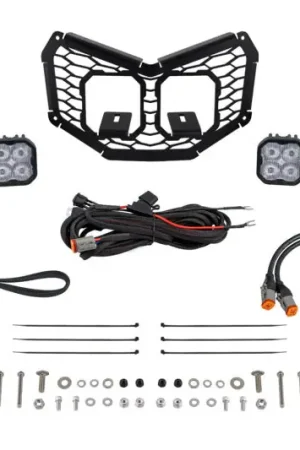 Diode Dynamics 17-24 Can-Am Maverick X3 Stage Series LED Grille Kit - Sport White Fog Viral