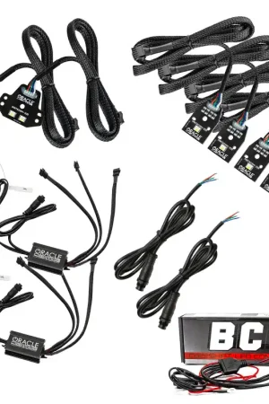 Certified Oracle 15-21 Dodge Charger RGB+W DRL Headlight DRL Kit - ColorSHIFT w/ BC1 Controller