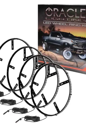 Save Now Oracle LED Illuminated Wheel Rings - Double LED - Blue