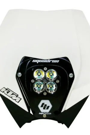 Buy Today KTM Headlight Kit AC 08-13 w/ Headlight Shell White Squadron Sport Baja Designs