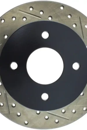 Handmade StopTech Nissan 81 280ZX SportStop Slotted & Drilled Left Rear Rotor