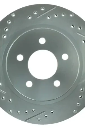 Hot Deal StopTech Select Sport 05-10 Ford Mustang GT Slotted and Drilled Rear Right Rotor