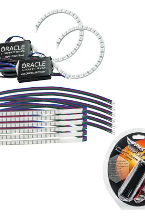 Oracle 18-21 Ford Mustang DRL Upgrade w/ Halo Kit - ColorSHIFT Sale