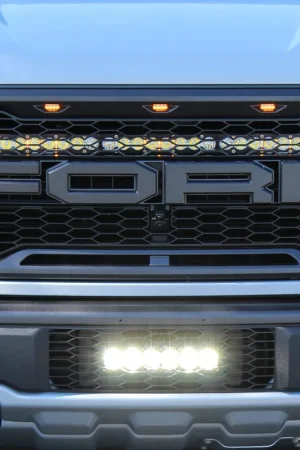 Top Pick 17-20 Ford, Raptor OnX6+ Lower Grille LED Kit Baja Designs