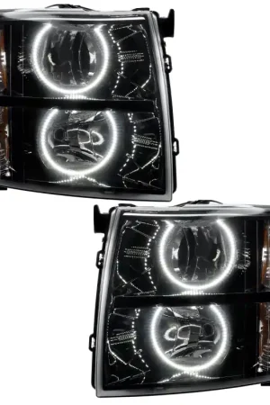 Oracle 07-13 Chevrolet Silverado SMD HL - Black - Round Style - White Trending