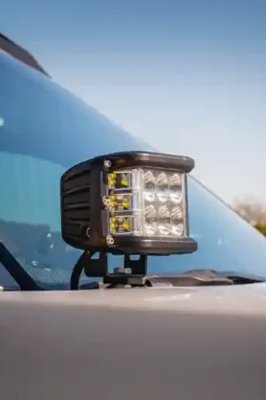 Cali Raised 10-24 Toyota 4Runner Low Profile Led Ditch Light Brackets Kit - Brackets W/ 3X2 18W Led Bulk Order