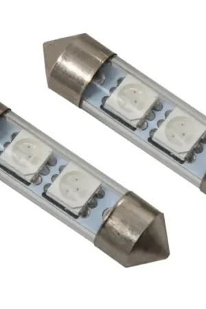 Diode Dynamics 36mm SMF2 LED Bulb - Red (Pair) Free Returns