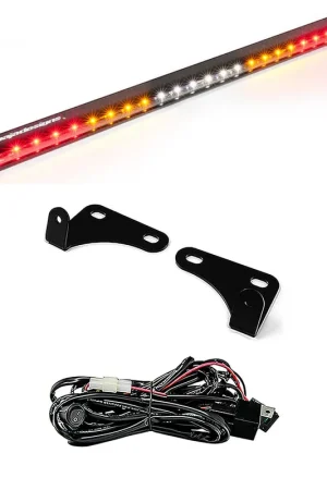 Markdown Polaris RZR 15-18 2 Seat 30 Inch RTL-S Rear Light Bar with Bracket Kit Baja Designs