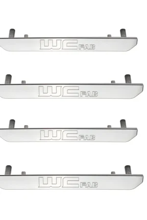 Wehrli 2020+ GMC 2500/3500HD Fender Flare Marker Light Delete Kit w/Logo - Raw Finish No Minimum Order