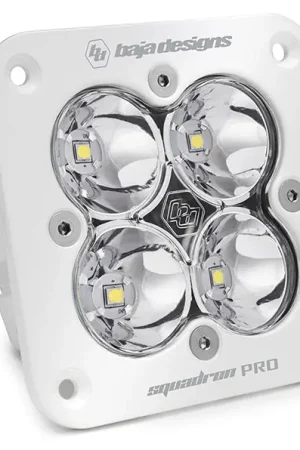 Limited Offer Flush Mount LED Light Pod White Clear Lens Work/Scene Pattern Squadron Pro Baja Designs