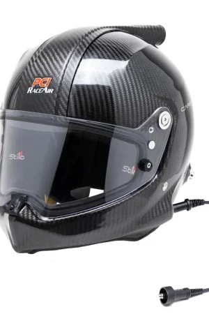 PCI Stilo Venti WRX Dirt SA2025 Helmet with Carbon Fiber RaceAir Fitting and Stilo Earcup Wiring Limited Edition