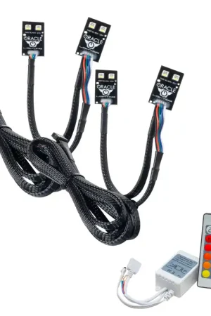 Oracle 2021 Ford Bronco Sport RGB+W Headlight DRL + Halo - w/ Simple Controller Hassle-Free Returns