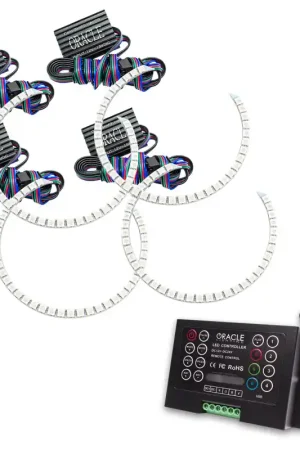 Money Back Guarantee Oracle Dodge Challenger 15-21 Halo Kit - ColorSHIFT w/ 2.0 Controller