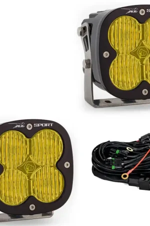 Last Chance LED Light Pods Baja Amber Lens Wide Cornering Pattern Pair XL Sport Series Baja Designs