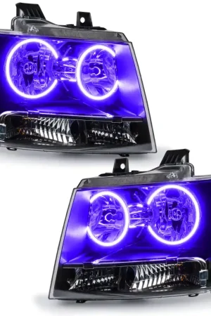 Oracle Lighting 07-14 Chevrolet Tahoe Pre-Assembled LED Halo Headlights -UV/Purple Latest