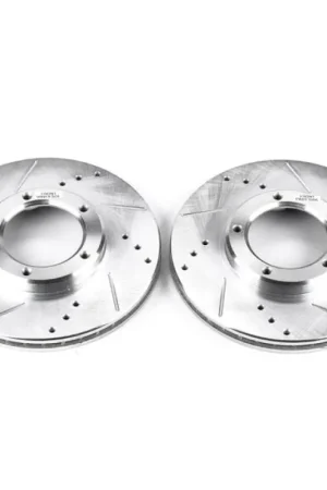 Power Stop 95-04 Toyota Tacoma Front Evolution Drilled & Slotted Rotors - Pair Brand New