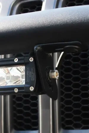 Westin 07-18 Jeep Wrangler JK / 18-22 Jeep Wrangler JL WJ2 LED Brackets - Tex. Blk Instant Buy