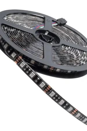 Warranty Included Oracle Exterior Black Flex LED 12in Strip - RGB ColorSHIFT